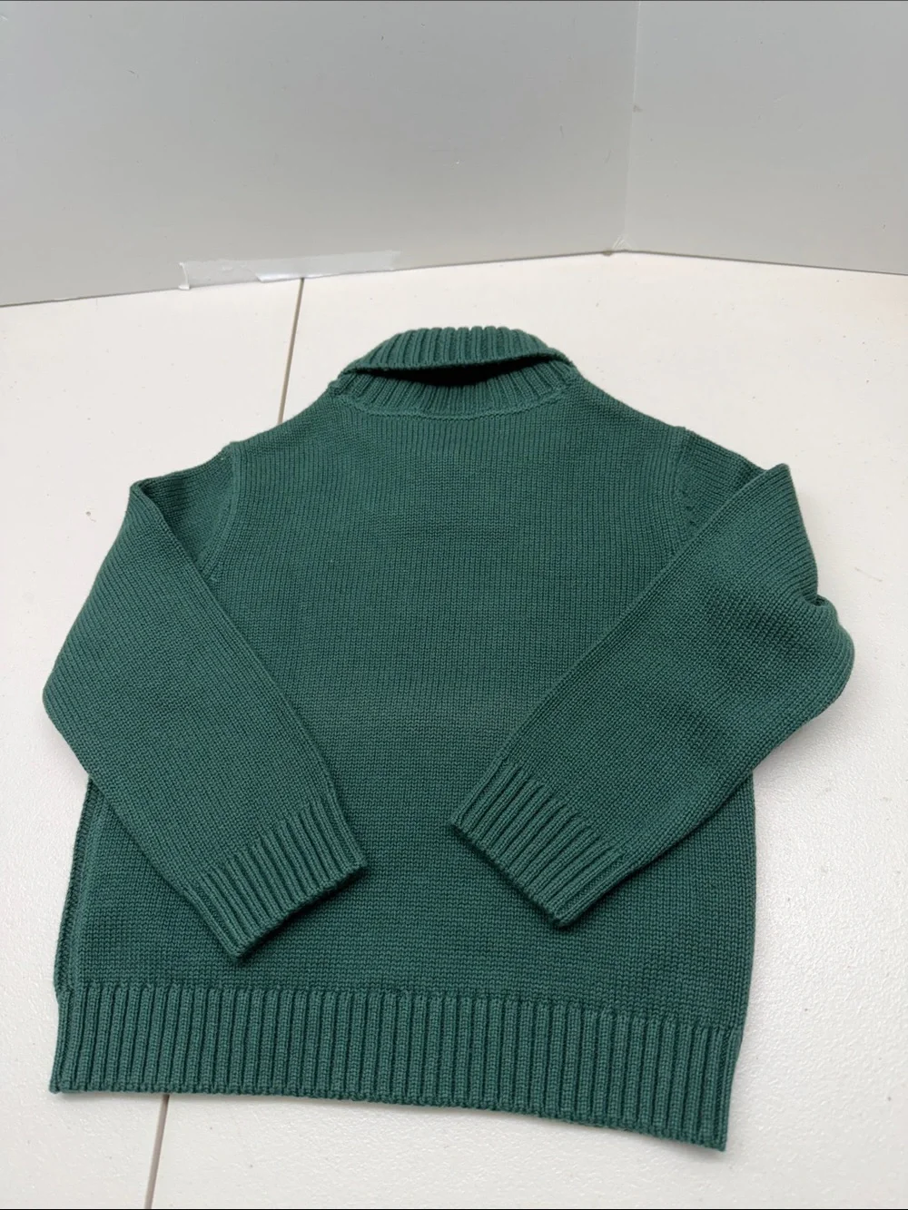 Gymboree Dark Green Cable Knit Turtleneck Sweater. NWOT, size 2T